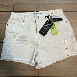 White Junior Shorts